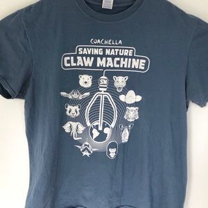 Coachella Saving Nature Claw Machine Men’s T-Shirt